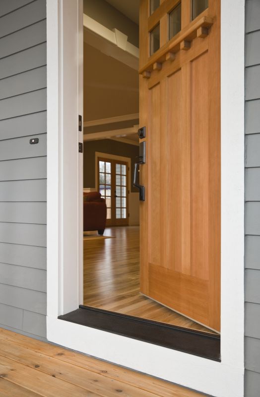 A well-maintained door improves the look of your home