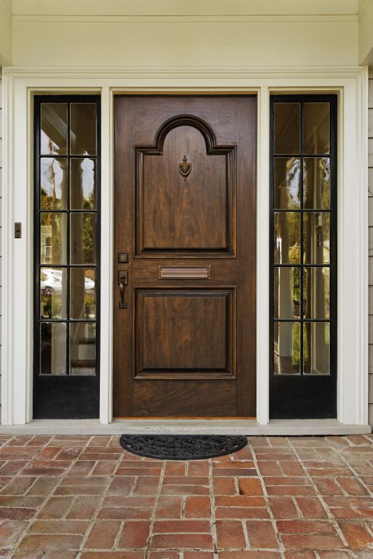Properly sealed doors prevent drafts
